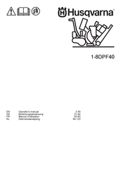 Husqvarna 1-8DPF40 Gebruiksaanwijzing