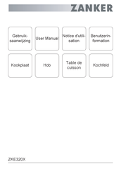 ZANKER ZKE320X Gebruiksaanwijzing