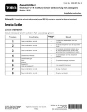 Toro 08132 Installatie-Instructies