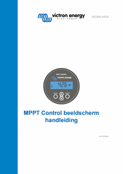 Victron energy MPPT Control Handleiding