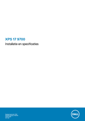 Dell XPS 17 9700 Installatiehandleiding