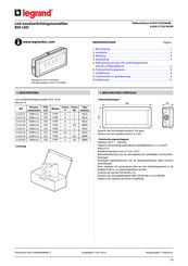 LEGRAND 6 614 34 Handleiding