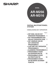Sharp AR-M256 Handleiding
