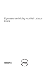 Dell Latitude E6520 Handleiding