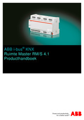ABB i-bus KNX Ruimte Master RM/S 4.1 Handboek