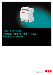 ABB i-bus KNX AE/S 4.1.1.3 Handboek