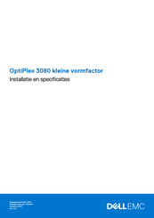 Dell OptiPlex 3080 Kleine Vormfactor Installatiehandleiding