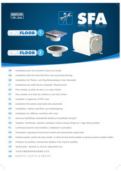 SFA SANIFLOOR 2 Installatiehandleiding