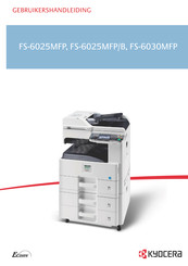 Kyocera Ecosys FS-6025MFP Gebruikershandleiding