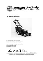 Elem Garden Technic TDTAC46T-BS625E Instructies