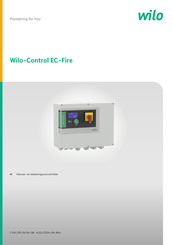 Wilo Control EC-Fire Inbouw- En Bedieningsvoorschriften