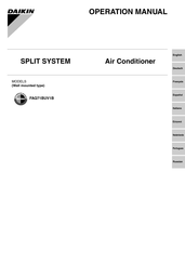 Daikin FAQ71BUV1B Gebruikershandleiding