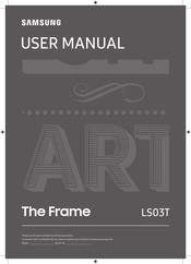 Samsung The Frame QE32LS03T Gebruiksaanwijzing