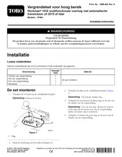 Toro Workman HDX Installatie-Instructies