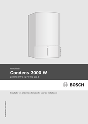 Bosch Condens 3000 W 27 HRC CW 4 Installatie- En Onderhoudsinstructies