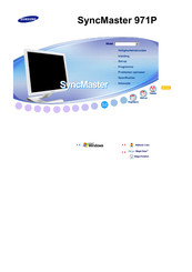 Samsung SyncMaster 971P Handleiding