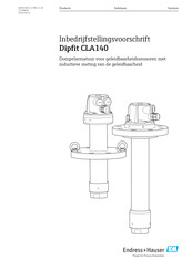 Endress+Hauser Dipfit CLA140 Handleiding Voor Inbedrijfstelling