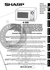 Sharp R-208 Gebruiksaanwijzing