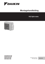 Daikin 3AMXF52A2V1B9 Montagehandleiding