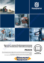 Husqvarna PG450 Gebruiksaanwijzing