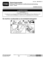Toro Workman GTX Installatie-Instructies