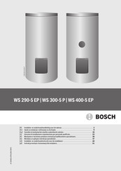 Bosch WS 290-5 Installatie- En Onderhoudsinstructies