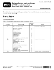 Toro LT-F3000 Series Installatie-Instructies