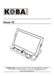 Koba Vision Clover 7S Gebruikshandleiding