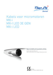 Bien-Air Dental MX-i LED Gebruiksaanwijzing