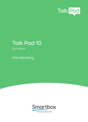 Smartbox Talk Pad 10 Handleiding