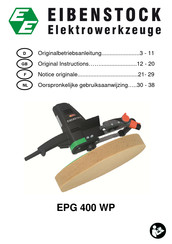 EIBENSTOCK EPG 400 WP Oorspronkelijke Gebruiksaanwijzing
