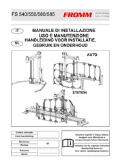 Fromm FS 550 Handleiding Voor Installatie, Gebruik En Onderhoud