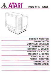 Atari PCC1415 EGA Gebruiksaanwijzing