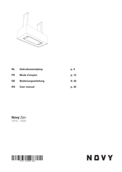 Novy Zen 7520 Gebruiksaanwijzing