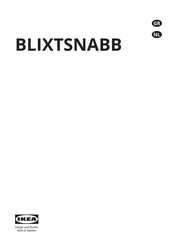 IKEA BLIXTSNABB Handleiding