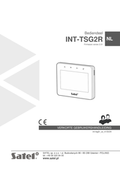 Satel INT-TSG2R Verkorte Gebruikershandleiding