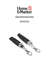 Home & Marker REMOTEX Gebruikershandleiding