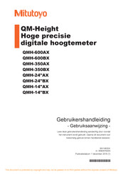 Mitutoyo QM-Height QMH-350AX Gebruikershandleiding