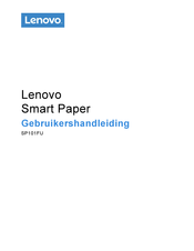 Lenovo Smart Paper SP101FU Gebruikershandleiding