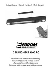 EUROM CEILINGHEAT 1500 RC Instructieboekje