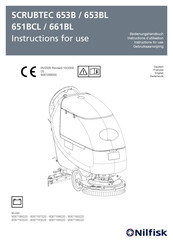 Nilfisk ALTO SCRUBTEC 661BL Gebruiksaanwijzing
