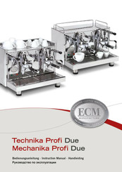 ECM Manufacture Mechanika Profi Due Handleiding