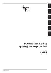 Bpt LYNEA BASIC YVCL301 Installatiehandleiding