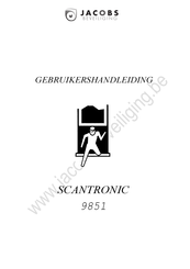 Scantronic 9851 Handleiding Voor De Gebruiker