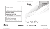 LG LG-GS500 Gebruikershandleiding