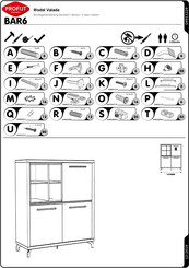 Profijt Meubel Valada BAR6 Montagehandleiding