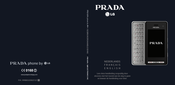 LG Prada KF900 Handleiding