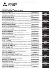 Mitsubishi Electric PUZ-WM AA Series Installatiehandleiding