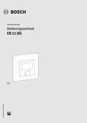 Bosch CR 11 Gebruiksinstructie