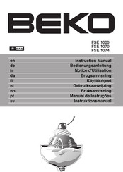 Beko FSE 1000 Gebruiksaanwijzing